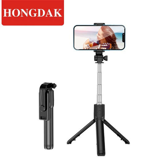 Bluetooth Cell Phone Selfie Stick Tripod Wireless Remote multifunctional Extendable Portable Phone Stand Live Streaming Video